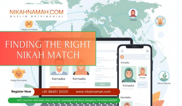 Finding the right nikah match for Karnataka Muslim families living abroad through online matrimony